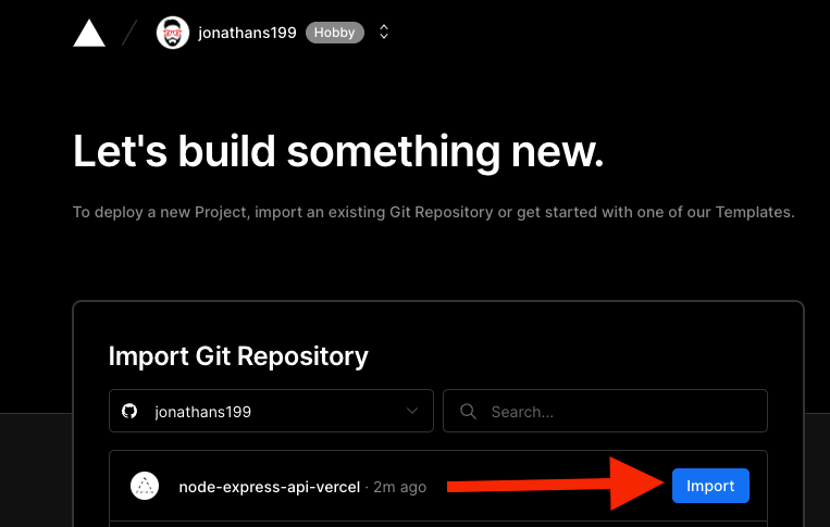 Select the repo